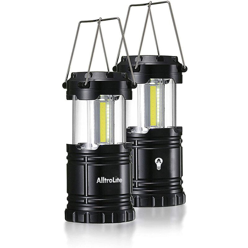Ultra Bright Mini 3 COB LED Expandable Camping Lantern BLUE New!