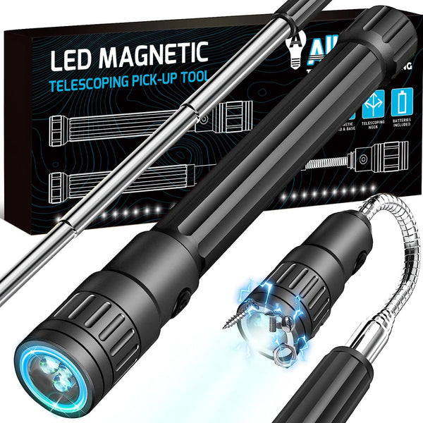Telescoping Magnetic Pickup Tool Flashlight (DK30) – Alltrolite