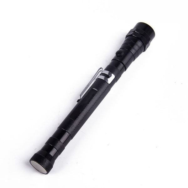 Portable 3 LED Telescopic Flexible Extendable Led Flashlights Torch - alltrolite