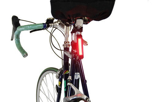 USB Rechargeable Carbon LED Bike Tail Light - alltrolite