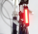 USB Rechargeable Carbon LED Bike Tail Light - alltrolite