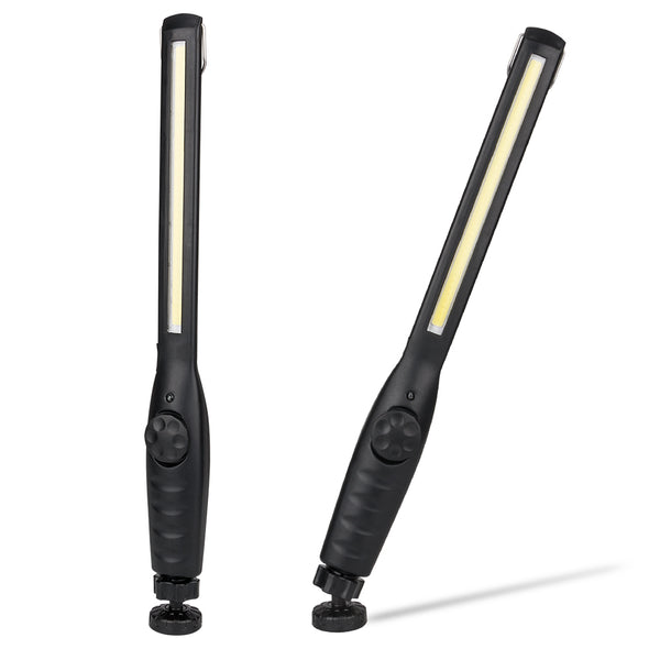 500 Lumens LED Flashlight With Hook And COB Magnet - Portable, Durable Work Light