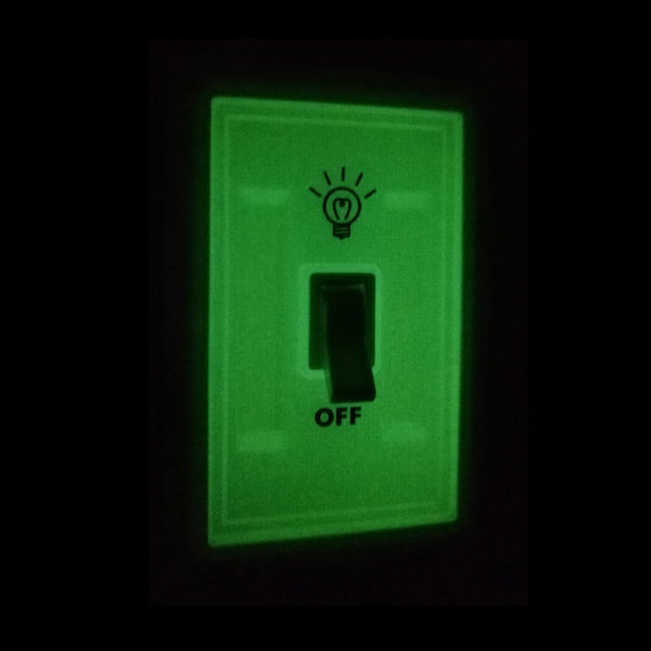 Glow In The Dark COB LED Cordless Light Switch - alltrolite