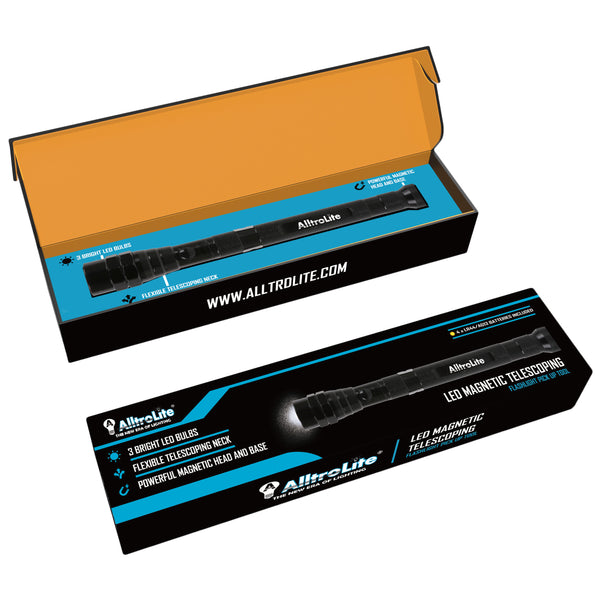 AlltroLite LED Magnetic Pickup Tool Flashlight Gift Set